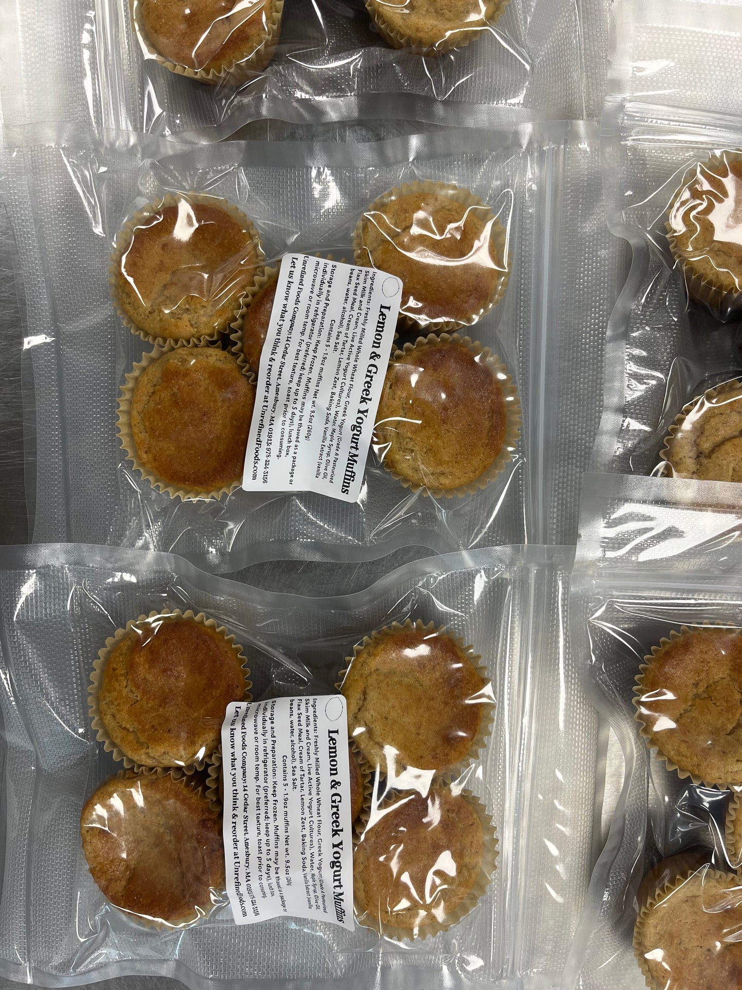 Lemon & Greek Yogurt Muffins - 5 pack