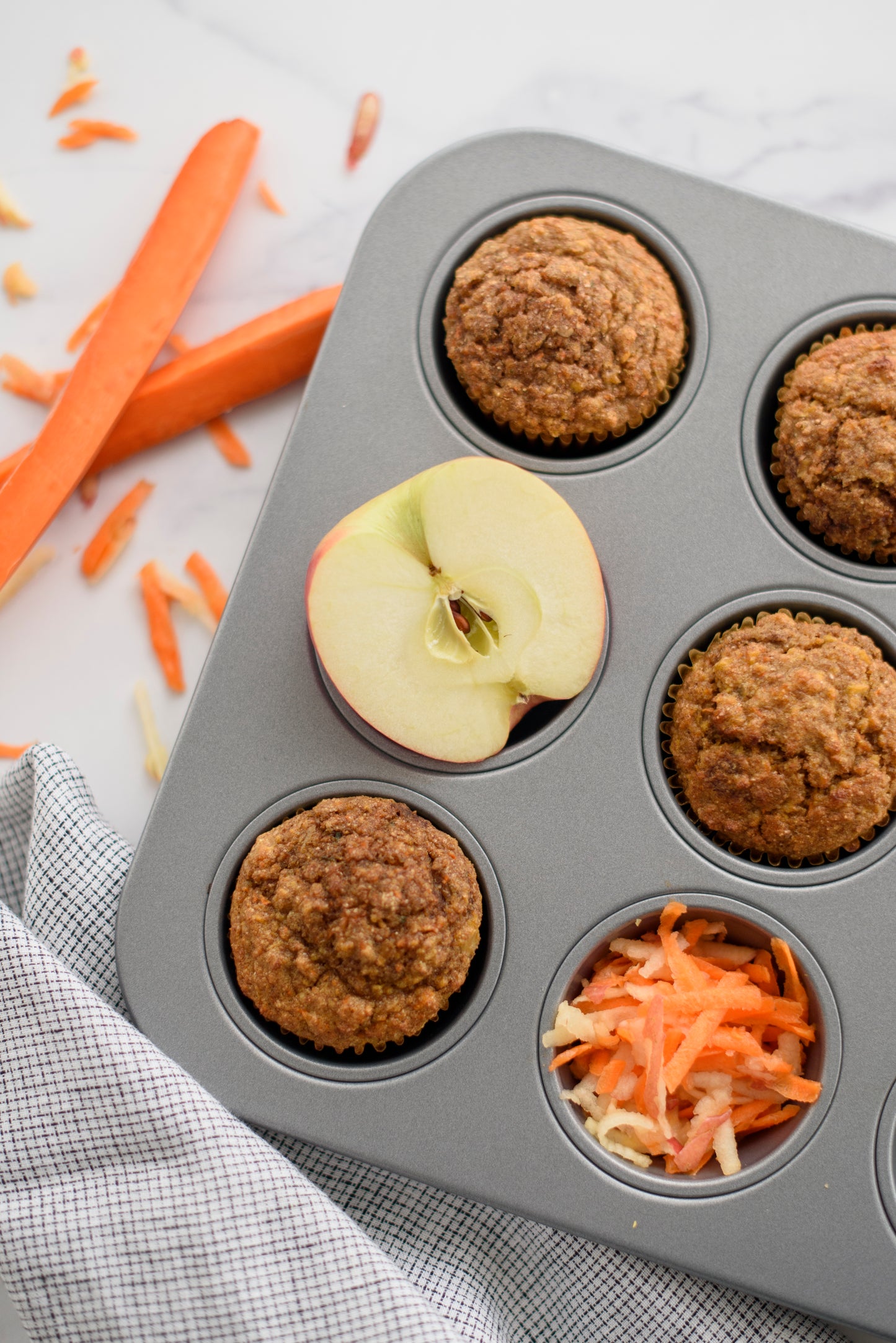 Apple + Carrot Muffins - 4 pack