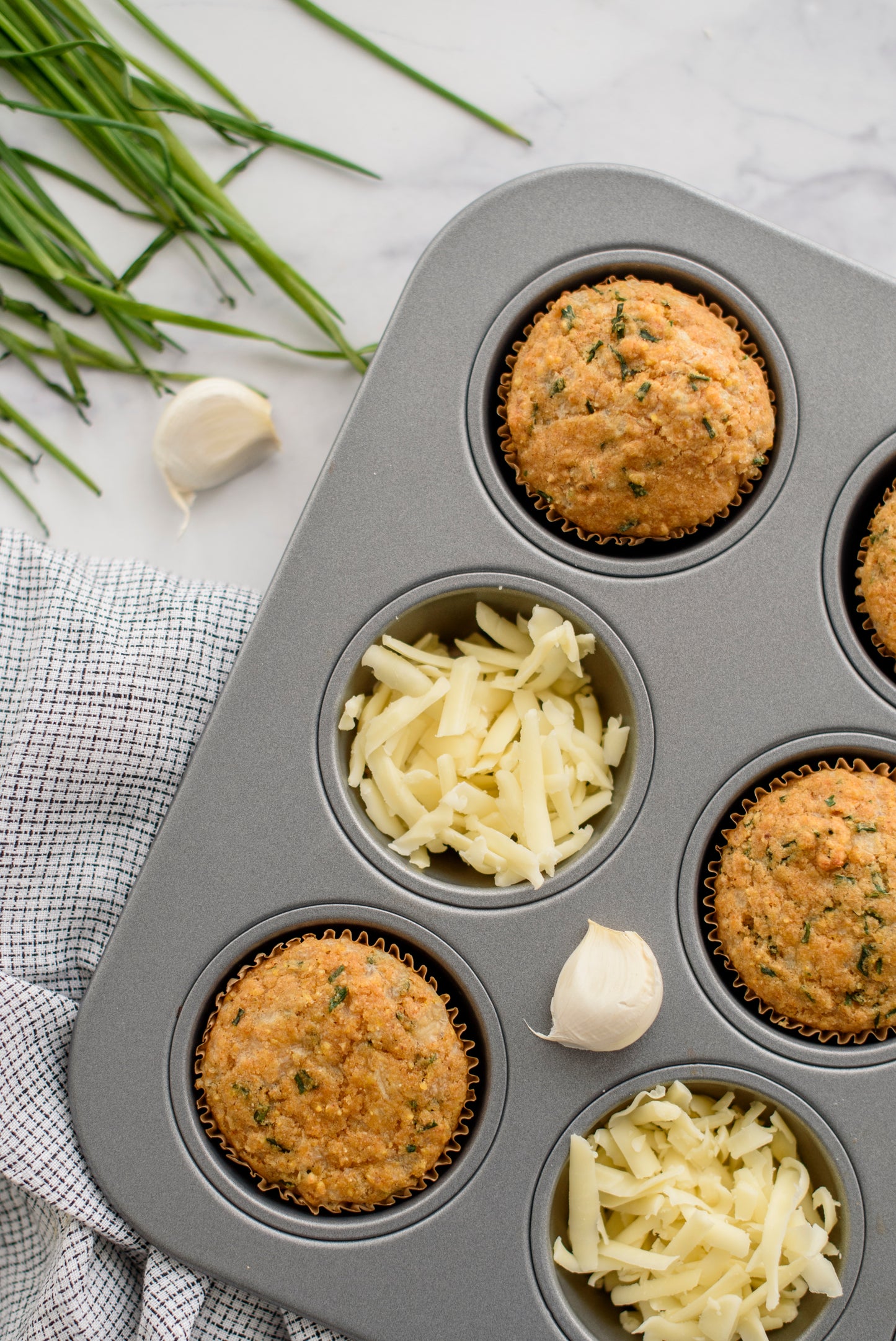 Cheddar & Chive Muffins - 4 pack