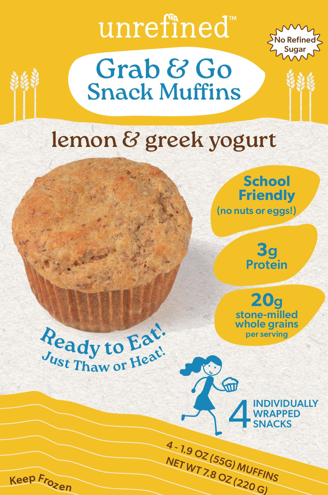 Lemon & Greek Yogurt Muffins - 4 pack