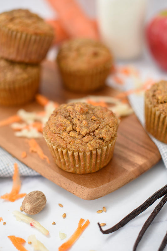 Apple + Carrot Muffins - 4 pack