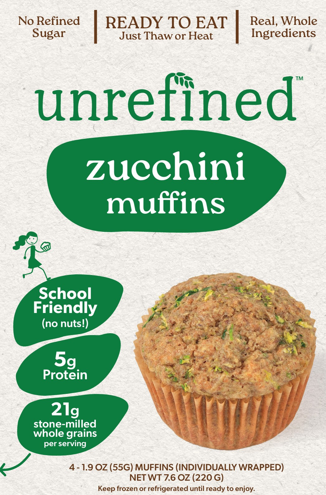 Zucchini Muffins - 4 pack